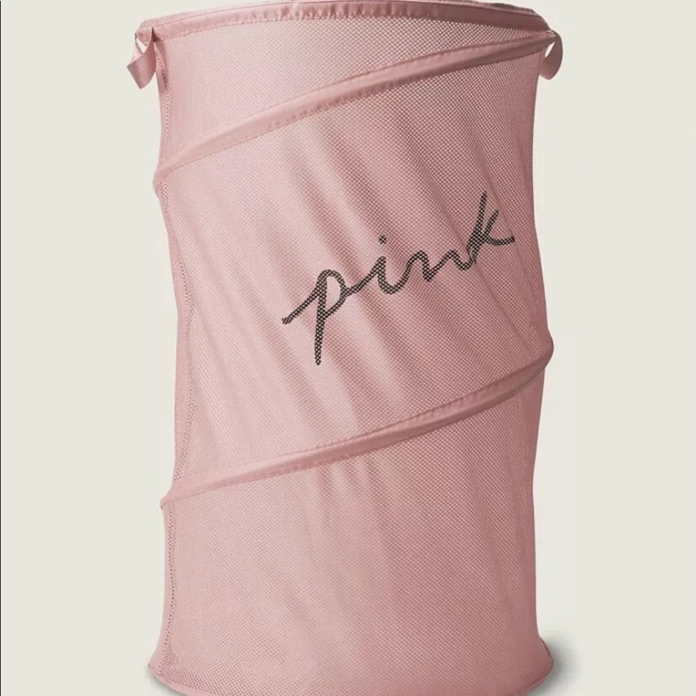 Pink Victoria’s Secret Laundry Hamper